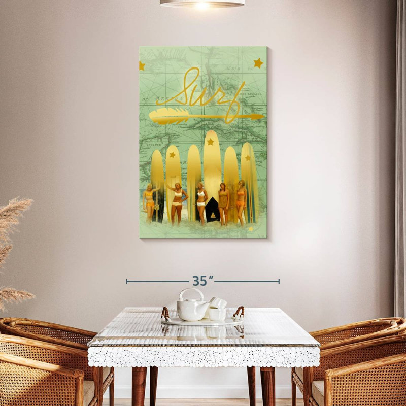 Surfeuses, H 45 po x l 30 po