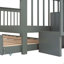 Lit superposé double au-dessus de double avec lit gigogne simple, rangement et garde-corps-92513331-92513328