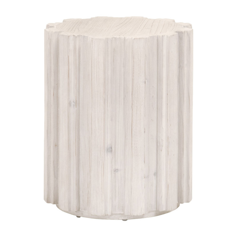 Bella Antique Solid Wood End Table