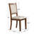 Caie Dining Chair with Solid Wood Frame