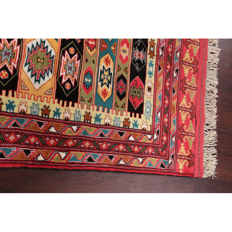 One-of-a-Kind 3'5" X 5'2" New Age Wool Area Rug in Multicolor