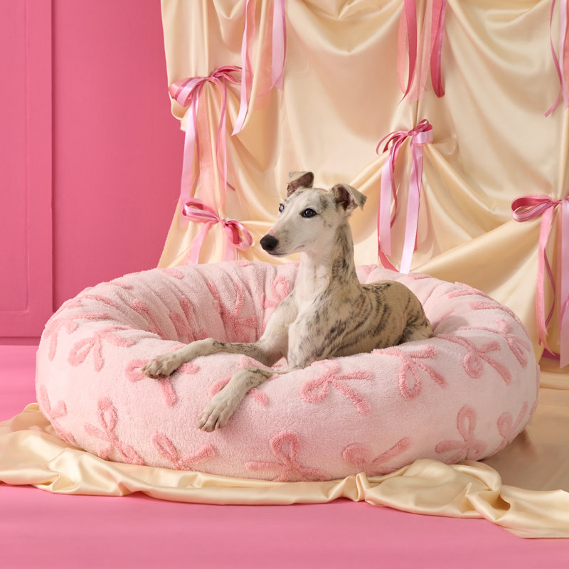 Lit pour chien Lesure Donut Lesure, M (H 8 po x l 30 po x P 30 po), Taffy Rosewater