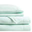 Drap simple 100% polaire 3 pièces Handfeel Cozy Pilling 2 pièces taies d'oreiller plates Lavable à la machine