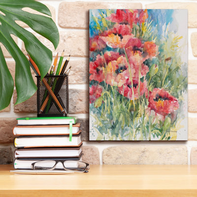 Art mural sur toile Winston Porter «Blooming Blaze» par Annelein Beukenkamp