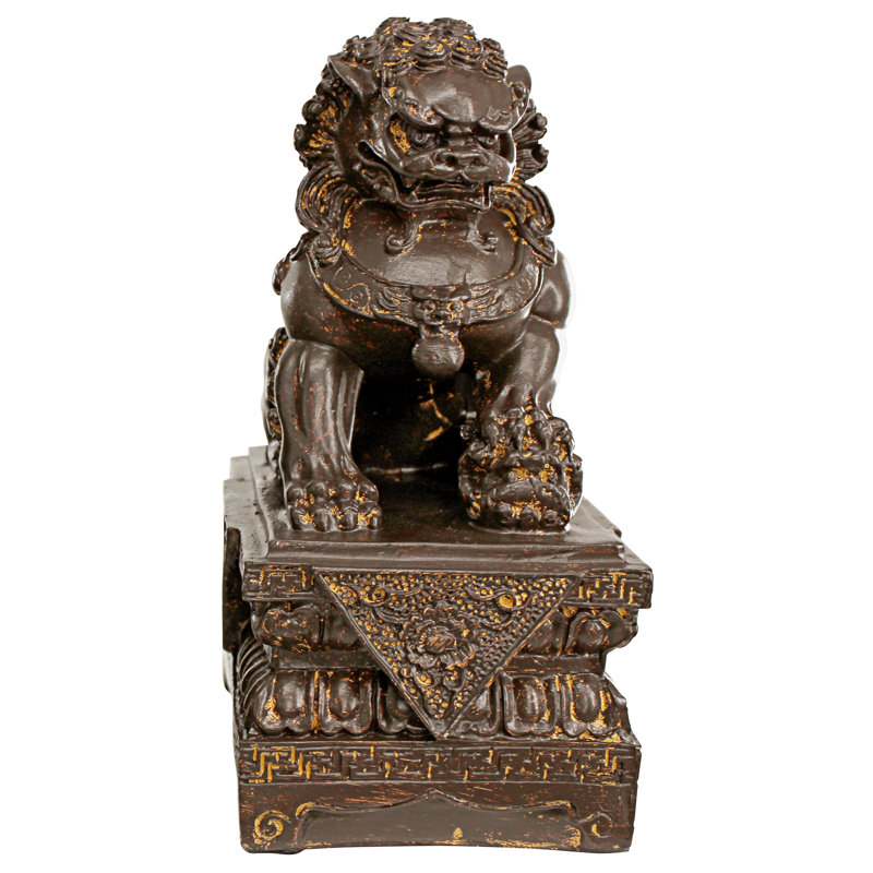 Chinese Guardian Female Foo Dog Figurine