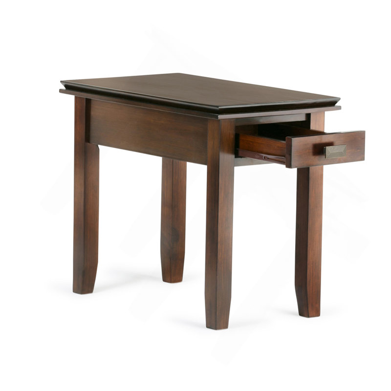 Artisan - Narrow Side Table - Russet Brown