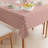 Rectangular Geometric Cotton Twill Tablecloth