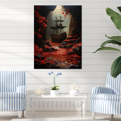 «Buccaneer Rogues Ship - Pirate», art sur toile