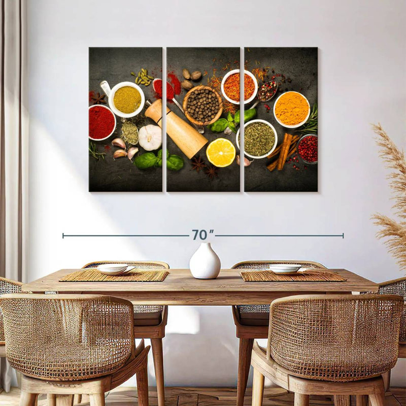 Yarlin Dried And Fresh Spices, 36" H x 57" W