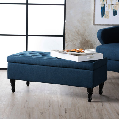 Banc de rangement rembourré Devari