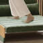 Fauteuil-lit convertible, passage de 3 secondes à la méridienne ou au petit lit, dossier réglable, idéal pour les petits espaces
