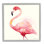 «Minimal Flamingo Bird», aquarelle noire encadrée par Stephanie Workman Marrott