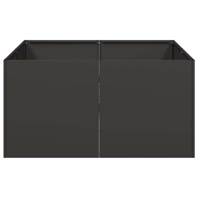 Planter 80X80x40 Cm Cold-Rolled Steel, Black