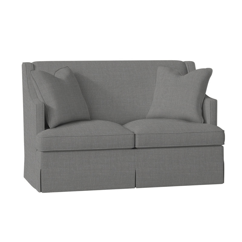Cardiff Loveseat, Flannery Silver