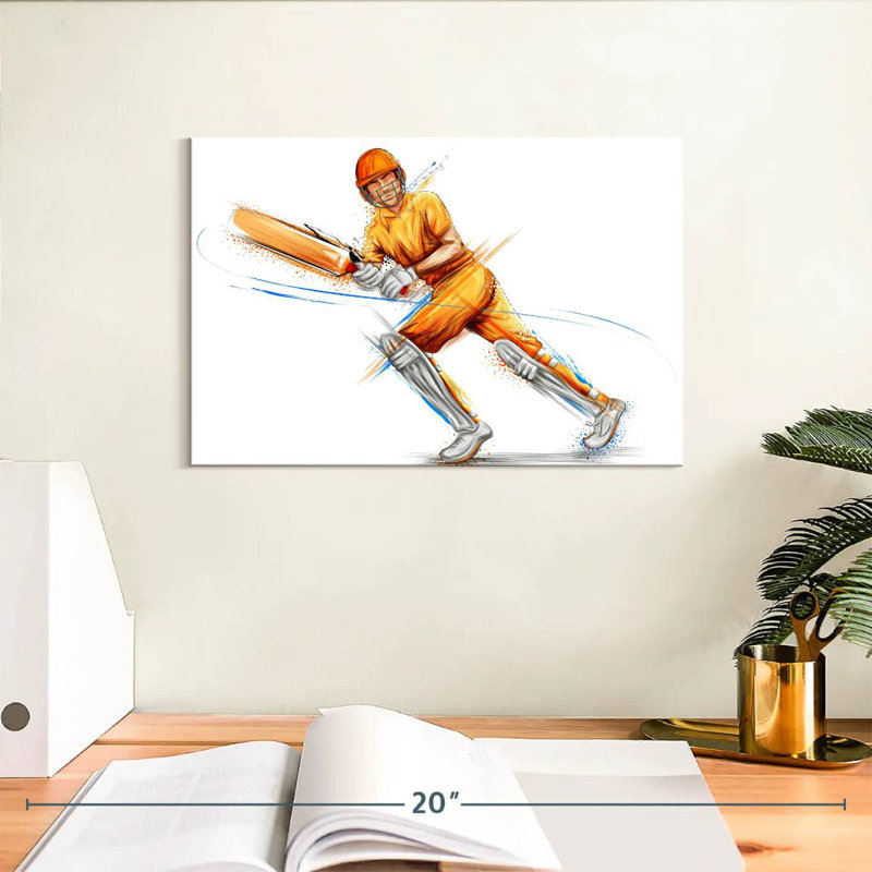 Jeu de cricket, H 8 po x l 12 po