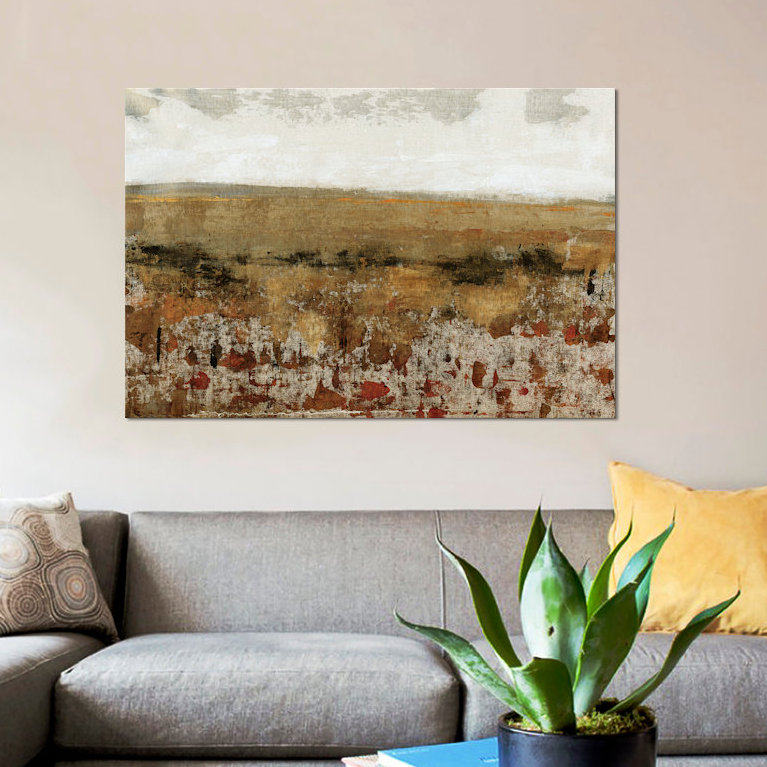 « après l’incandescence ii », reproduction d’art sur toile tendue, H 18 po x l 26 po x P 1,5 po, Toile avec cadre noir