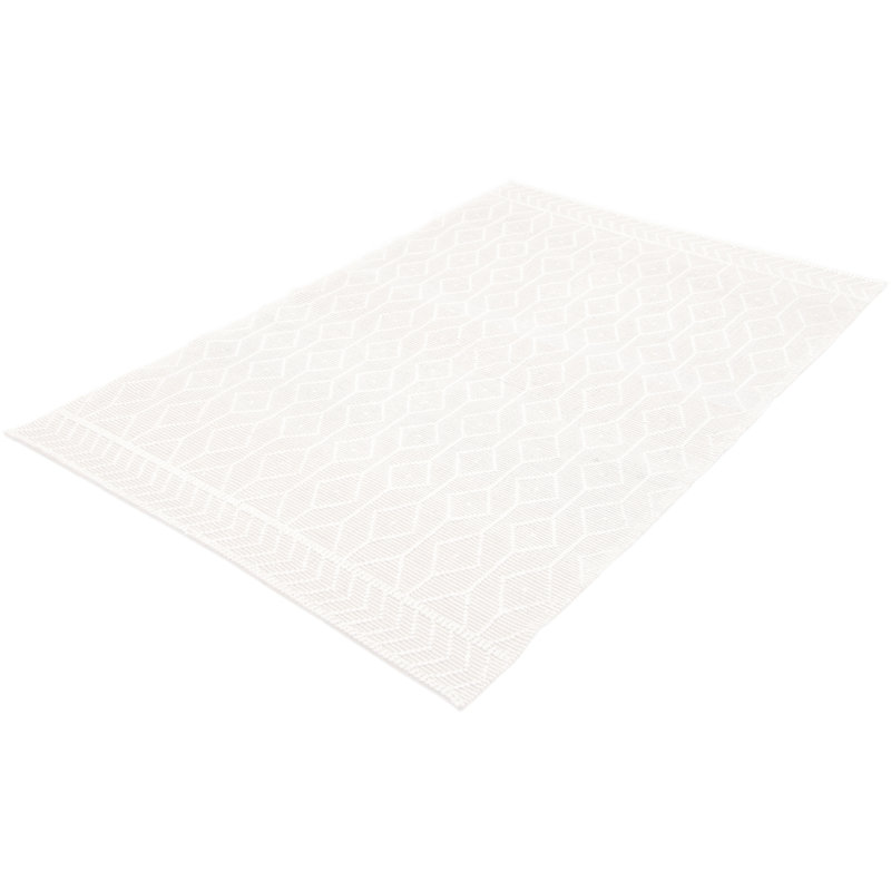 Tapis nouvel âge en laine taupe de conception unique 6 pi 3 po x 8 pi 11 po Iamandi
