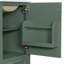 Meuble-lavabo de 20 po avec lavabo en céramique, porte à fermeture en douceur, tablette ajustable en forme de U, tiroir de compartiment et support de porte de style moderne-718238315