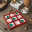 Décoration de Noël pour jeu de société Tic Tac Toe