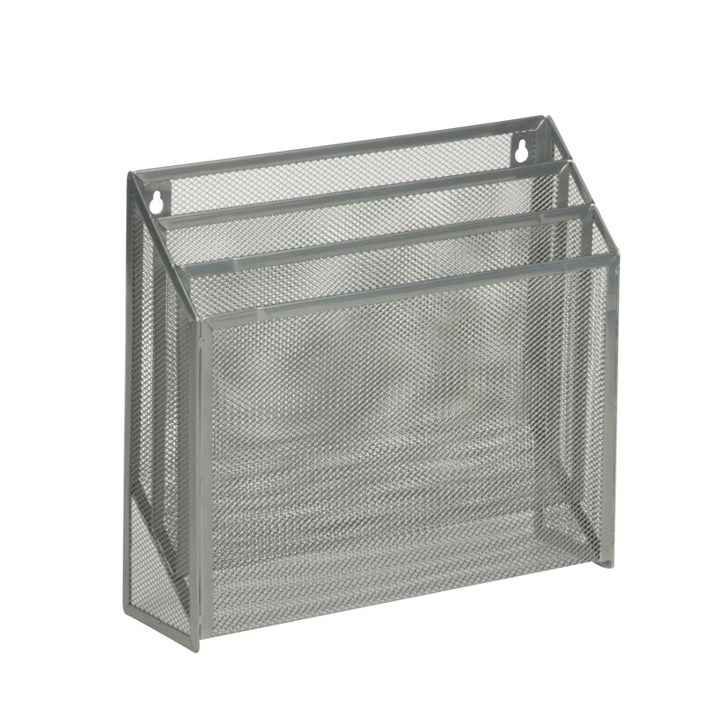 Wayfair Basics® Blazek Vertical File Sorter, Silver