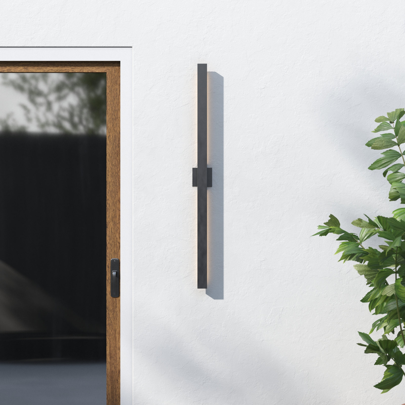 Replay Cylinder Outdoor LED Wall Light, Bronze