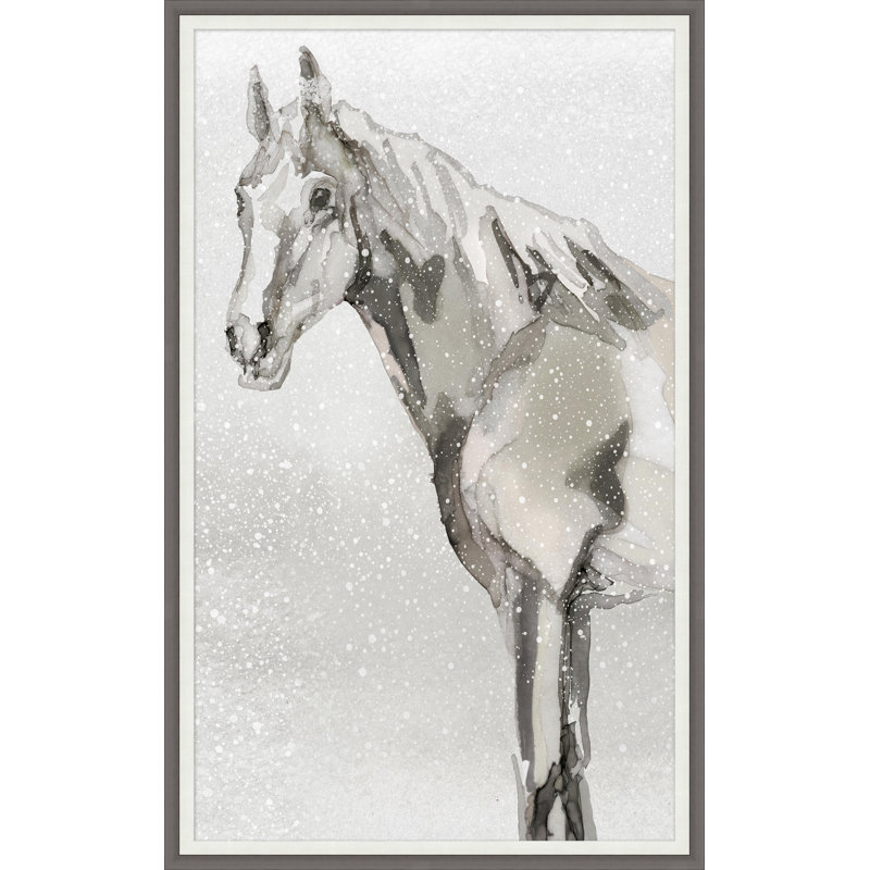 Horse In The Snow 1 Print