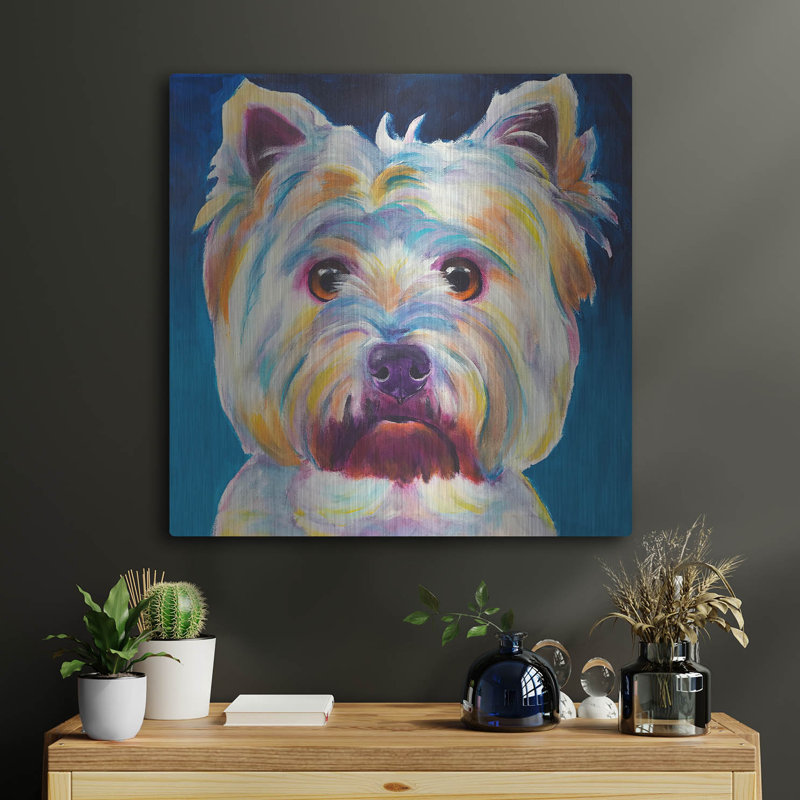 «Westie - Chispy» par Dawg Painter, H 24 po x l 24 po