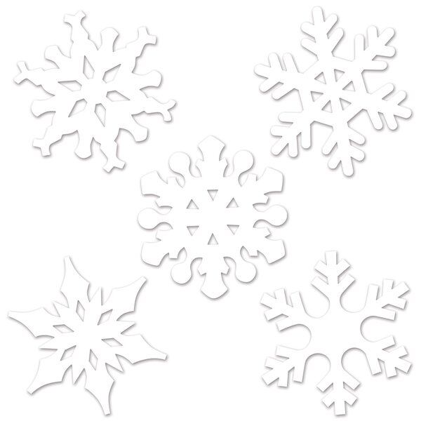 Recollections 10-Piece Snowflake Dimensional Stickers - Each