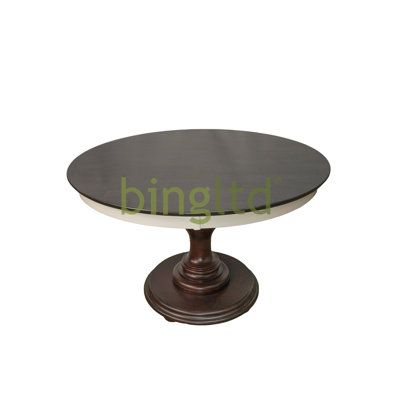 Halis bingltd- 48" x 48" Wide 30" Tall Bradford Acorn Dining Table (TT4801-WHT-Bradford-Acorn)