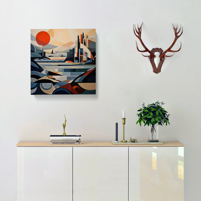 Seascape Constructivism No.3 - No Frame Print, 50cm H x 50cm W x 3cm D