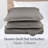 3-Piece Queen Quilt Bedding Set - Queen Bedspread and 2 Pillow Shams with Embossed Diamond Pattern - Lightweight Bed Set for All Seasons - Soft Microfiber Coverlet by Lavish Home (Gray)-118567803-125359428