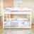Queen Over Queen Wooden Bunk Bed With Ample Storage And USB Ports-1023135406
