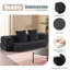 Canapé-lit modulaire transformable en mousse de soutien, chaise longue en chenille compacte pour petits espaces-1241338464