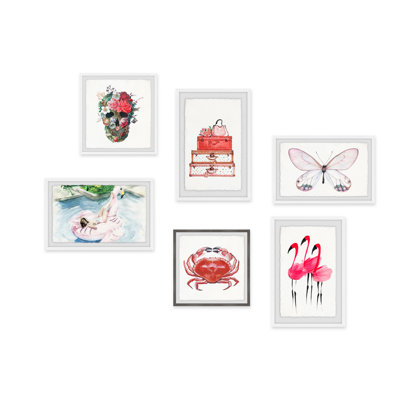 Alfie Girly Ambitions Hexaptych