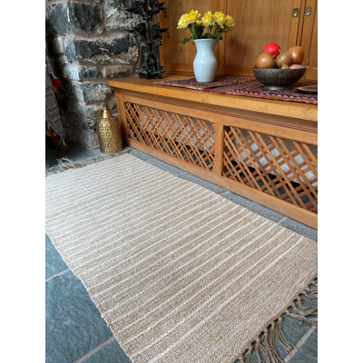 Amasia Striped Hand Woven Area Rug