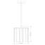 Luminaire suspendu tambour 1 lumière Artis-1763978333