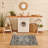 Darryl-James Vintage Distressed Machine Washable Soft Plush Foldable Rug Non-Slip-2083858929