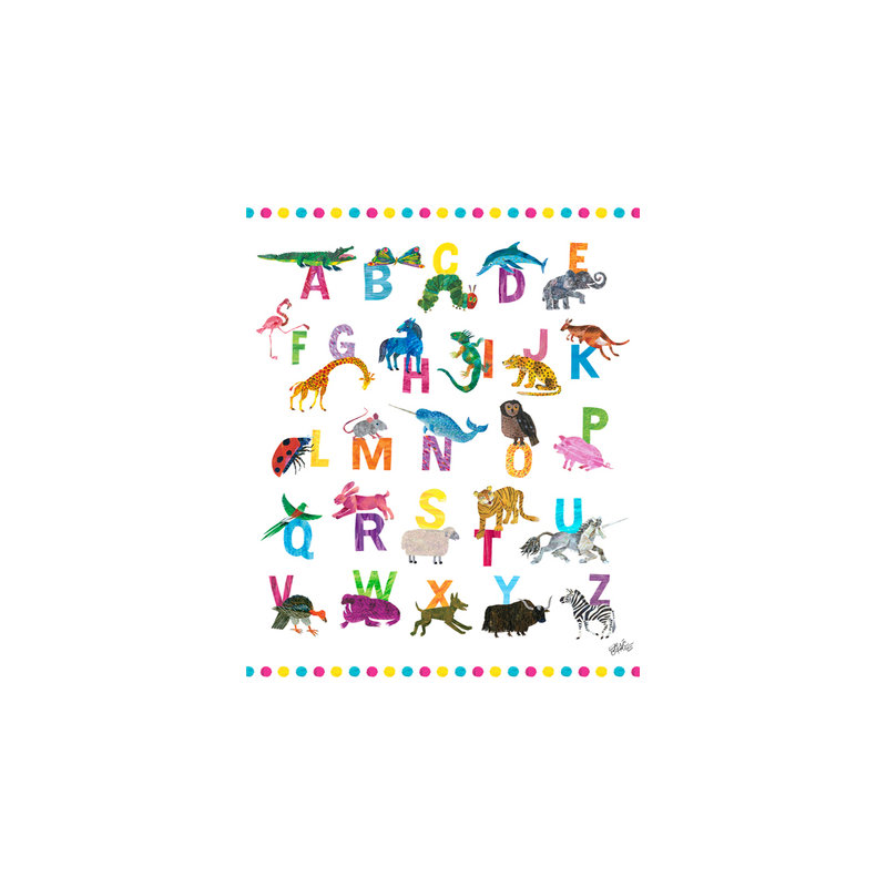 Art sur toile abc par eric carle