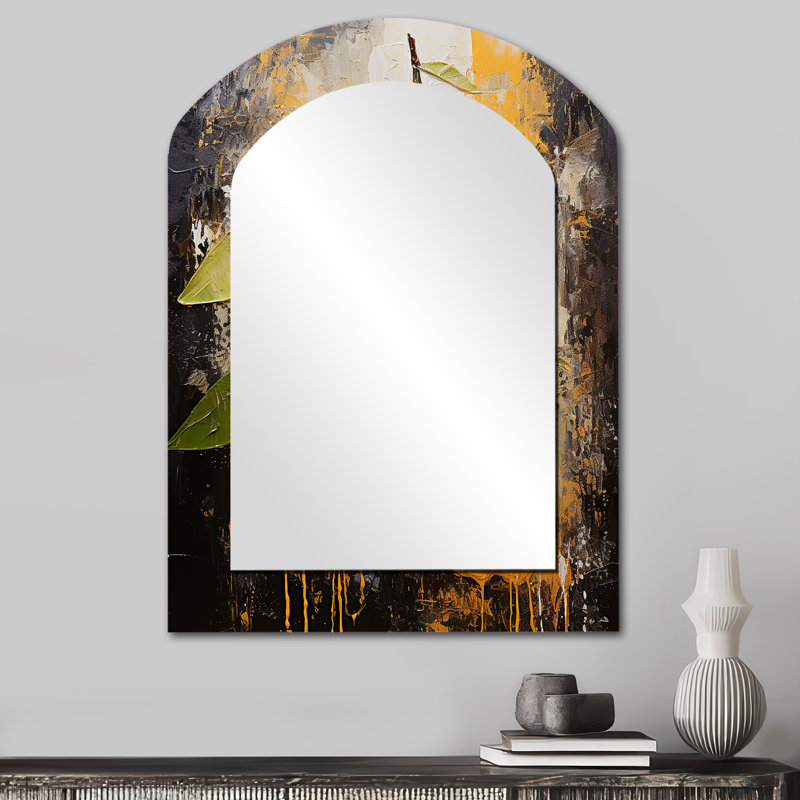 Lemon Loops Abstract Shapes I, 34 po x 25 po
