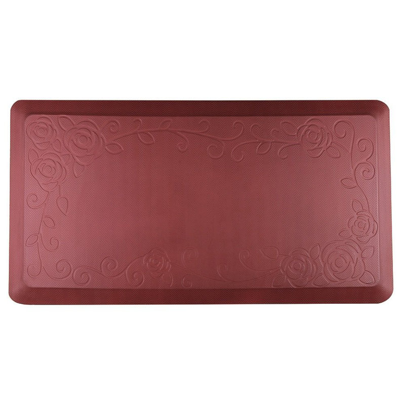 Tapis de cuisine Behne, Rose rouge