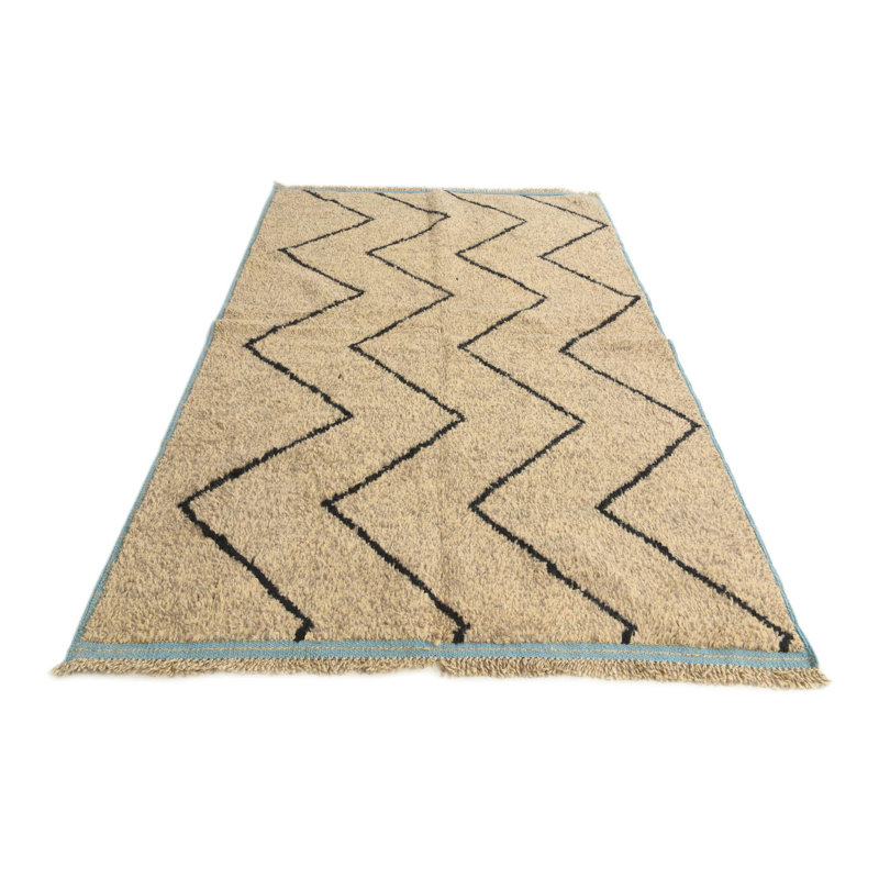 Tapis brun clair 5 x 8 Pinson
