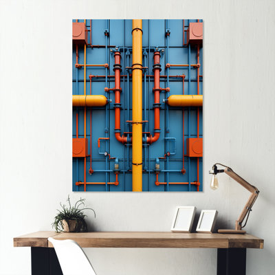 " Industrial Symmetry Collage II "