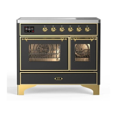 Cuisinière à induction 40 pouces avec 6 éléments à induction ILVE Majestic II Series (porte en verre)