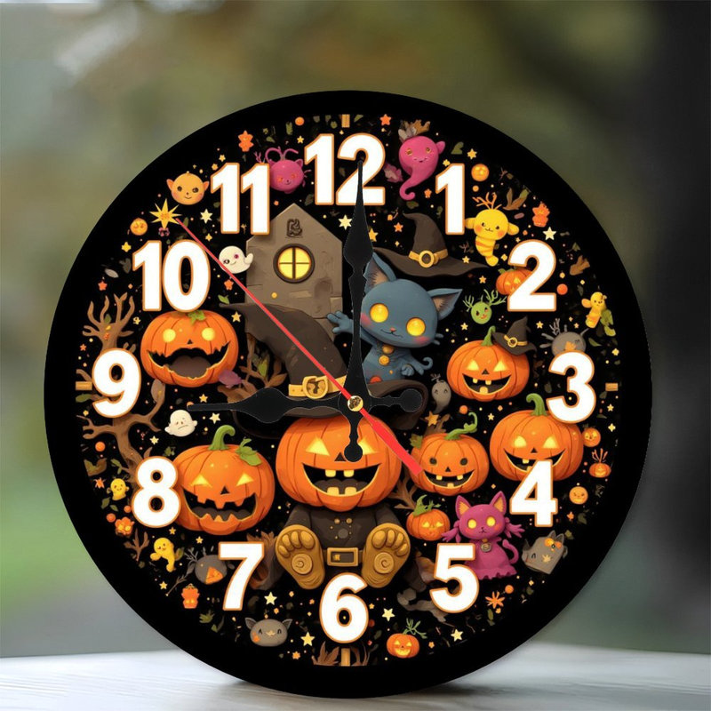 Horloge d'Halloween