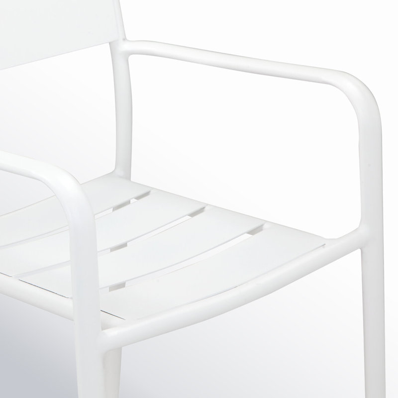 Fauteuil de salle à manger Ottie, Blanc