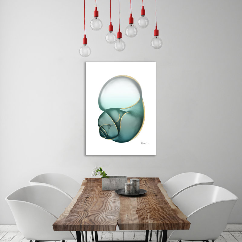 Shimmering Snail - Wrapped Canvas Print, 41 cm H x 30 cm W