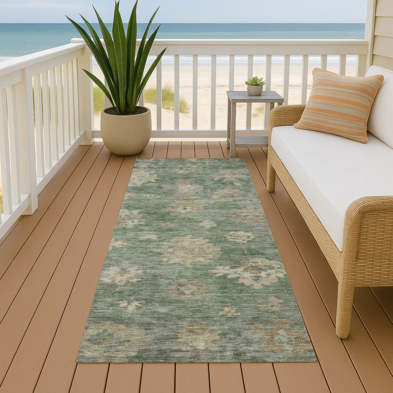 Machine Washable Indoor/Outdoor Chantille ACN2305 Global Rug, Runner 2'3" x 7'6"