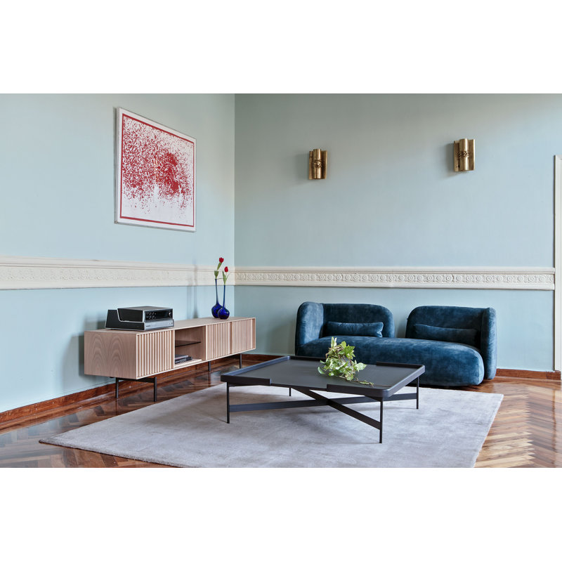 Fat-A Velvet Sofa, 28.8" H x 71" W x 32.7" D