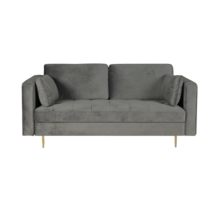 Athalia 2 Seater Loveseat, Grey