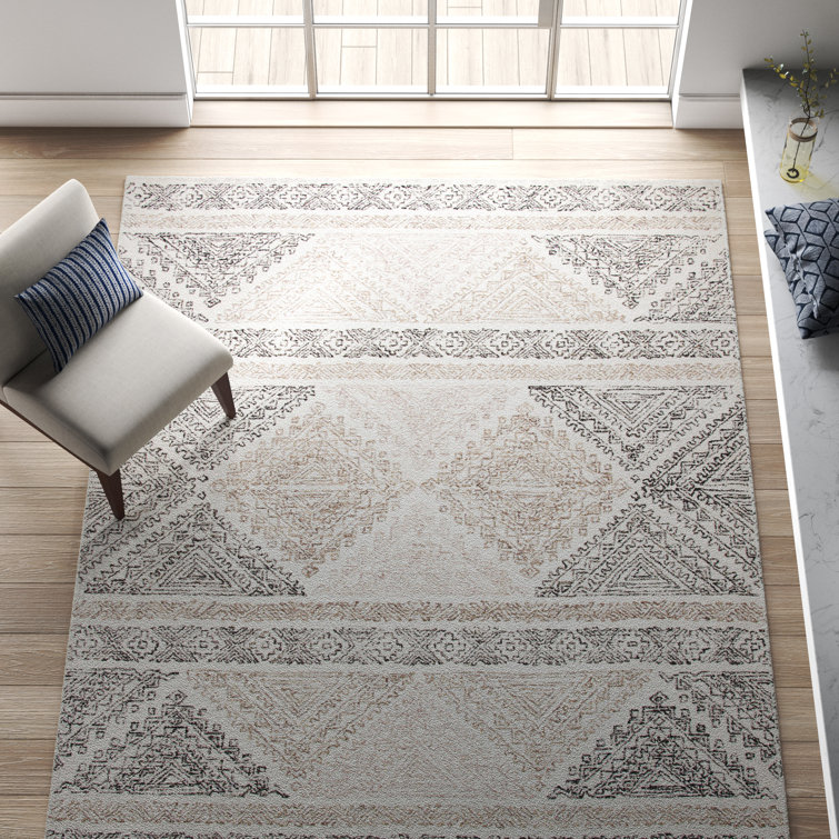 Alienna Hand Tufted Wool And Cotton Southwestern Rug